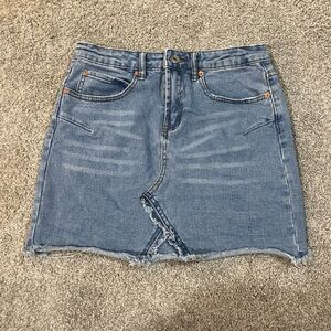 Zara Light Denim Mini Skirt
